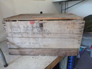 Wooden Military Shipping Crate