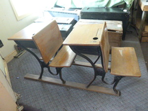 Vintage Elementary School Desks