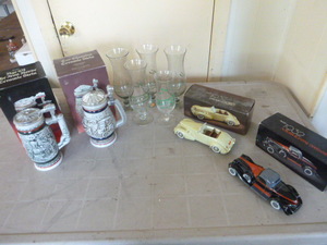 Avon Collectibles and Pat OBriens Cocktail Glasses