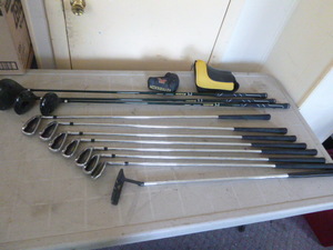 Set of Warrior Custom Golf Clubs