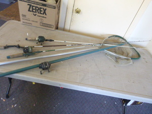 Rods and Reels with Net