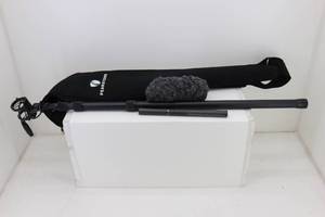 lot 28 image: Mic Pole, Microphone, Wind Sock & Case