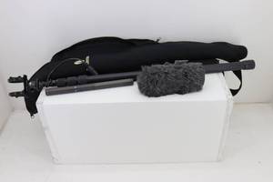 lot 29 image: Mic Pole, Microphone, Wind Sock & Case