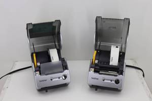 lot 35 image: (2) P-Touch QL500 Brother Label printers