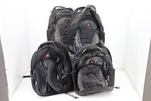 lot 65 image: (4) Swiss Gear Backpacks
