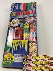 Large Fireworks Assortment Centennial (Retail $199.99)