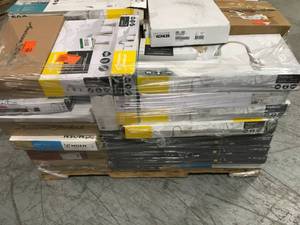 MIXED LOT OF ASSORTED MOEN, GLACIER BAY, AMERICAN STANDARD, VIGO, DELTA, KOHLER FAUCETS FOR PARTS SEE PICS