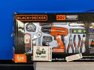 BLACK  DECKER 128 PC. SET