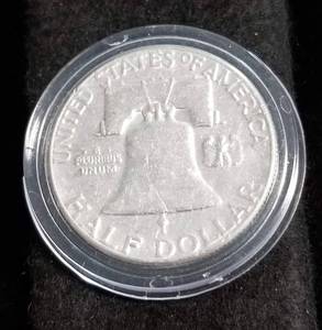 1956 FRANKLIN HALF DOLLAR IN AIRTITE