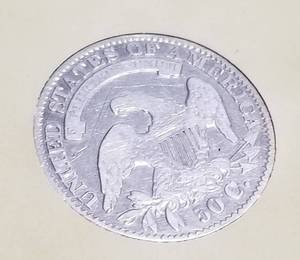 1834 US CAPPED BUST HALF DOLLAR