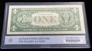 1957 US $1 BLUE SEAL SILVER CERTIFICATE