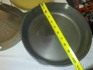 lot 70 image: Vintage Camping gear - Cast frypan & more.