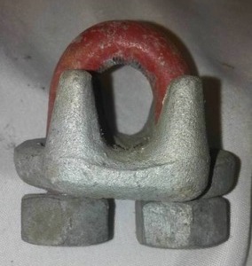 lot 78 image: 70 lbs of U bolt clamps.
