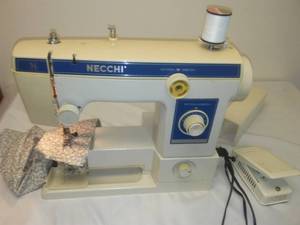 lot 80 image: Necchi Sewing Machine