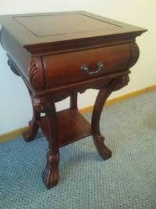 lot 88 image: Occasional Table with Drawer  wood,