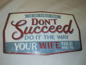 lot 41 image: Ouch Do it the way your wife told you. Metal
