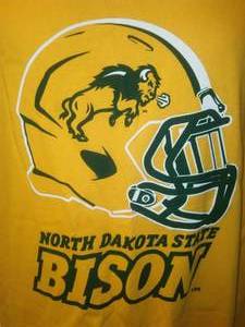 lot 109 image: 2 NDSU BISON T shirts Large  New.