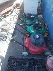 lot 123 image: 4 Lawnmowers 3 self-propelled,