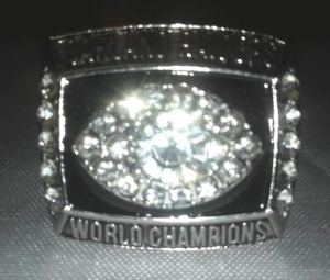 lot 156 image: Oakland Raiders Super Bowl Ring, Biletnikoff NFL size 11.
