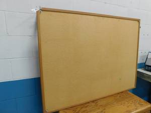 lot 20 image: File Cabinet & Cork Board