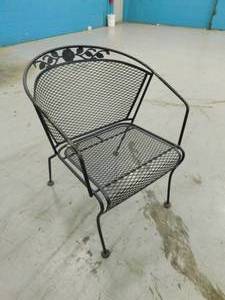 lot 36 image: Wrought Iron Table & Chairs
