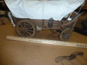 lot 71 image: Vintage Covered Stagecoach