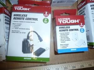 lot 113 image: Wireless Indoor and Outdoor Remotes