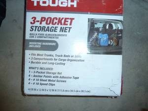 lot 114 image: Truck Cargo Bag & 2 Storage Nets