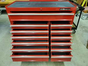 lot 1 image: Rolling Tool Cabinet