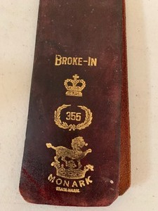 lot 123 image: Two Leather Razor Sharpening Straps
