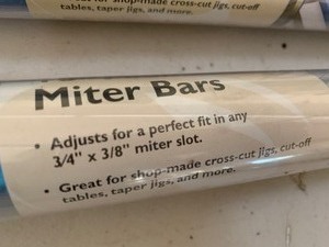 lot 127 image: Two 18 Aluminum Mitre Bars (New)