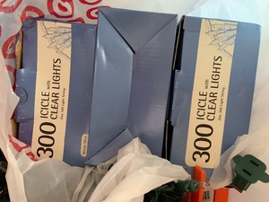 lot 134 image: Large Bin of Christmas Lights