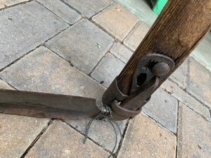 lot 143 image: Vintage Tool- Wood Handle Sickle