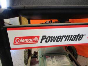 Coleman Powermate 4000 120v240v Generator