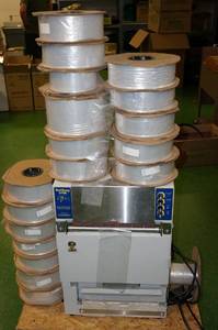 lot 2 image: Clamco Rollbag 575B Semi-Automatic Tabletop Bagger