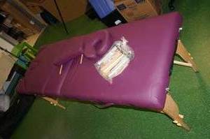 lot 10 image: One Touch Massage Portable TableBed