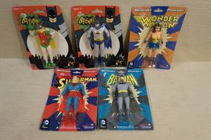 lot 87 image: NEW DC Superhero Bendable Figures