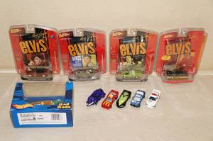 lot 77 image: Johnny Lightning Elvis Cars, Hot Wheels