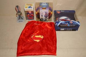 lot 97 image: Superhero Items - Superman, Batman