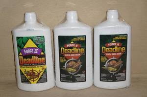 lot 127 image: (3) Bottles Force II Deadline Snail and Slug Killer