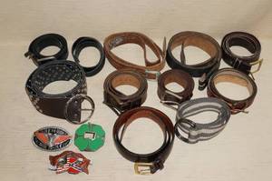 lot 143 image: Belts and Buckles