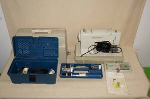 lot 145 image: Sears Kenmore Sewing Machine and Accessories