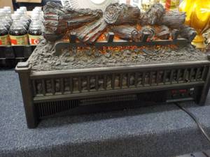 lot 38 image: Fireplace Set of Logs- lights up an...