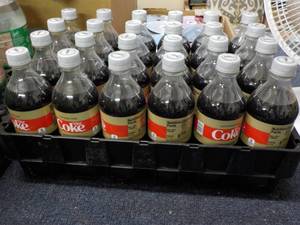 lot 82 image: Case of 24 - 20 oz Bottles Diet Cok...