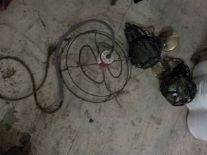 lot 103 image: Vintage Light Fixtures...
