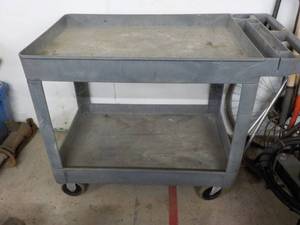 lot 115 image: Cart on Wheels 45 x 25 x 33...