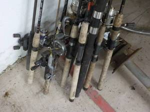 lot 151 image: Lot of Fishing Rods and Reels...