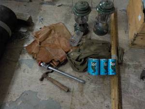 lot 155 image: Lanterns, Faucet, Beer Cans, Viking...