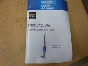 lot 158 image: Easy Home Stick Vacuum tested and ...