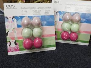 lot 162 image: Set of 2 EOS Lasting Hydration Lip ...